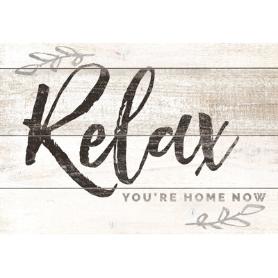 Relax With Flourish - Wrapped Canvas Print
