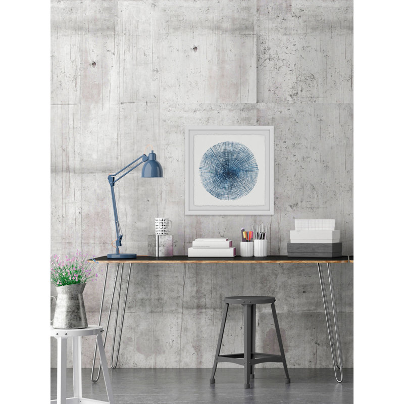 Embossed Tree Ring - Impression de cadre photo sur papier, H 18 po x l 18 po x P 1,5 po