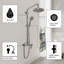 Système de douche avec valve brute