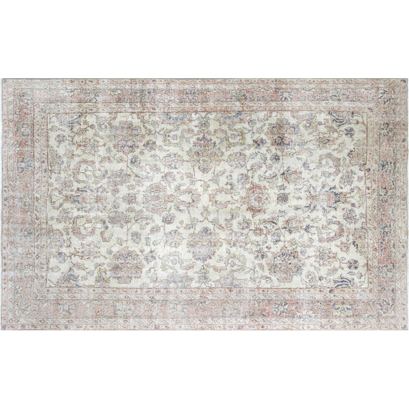 One-of-a-Kind 7' X 11'4" 1960s Wool Area Rug in
