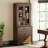 Laziza 3 Tier Bookcase With Drawer,73.3" Tall Floor Standing Bookshelf,Modern Farmhouse Display Storage Cabinet With Adjustable Shelves,-122056872