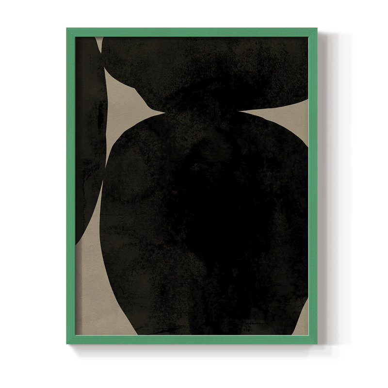 Heirloom Orbs II, reproduction encadrée - bois massif, Vert, H 10 po x l 8 po