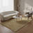 Woven Carpet With Wavy Patterns In Off Yellow Shades-1786860444