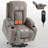 Infinite Position Single Motor Up To 350 LBS Power Lift Recliner Chair For Elderly, Heavy Duty Motion Mechanism With 8-Point Vibration Massage And Lumbar Heating, USB Charging Port, Cup Holders-2025900749