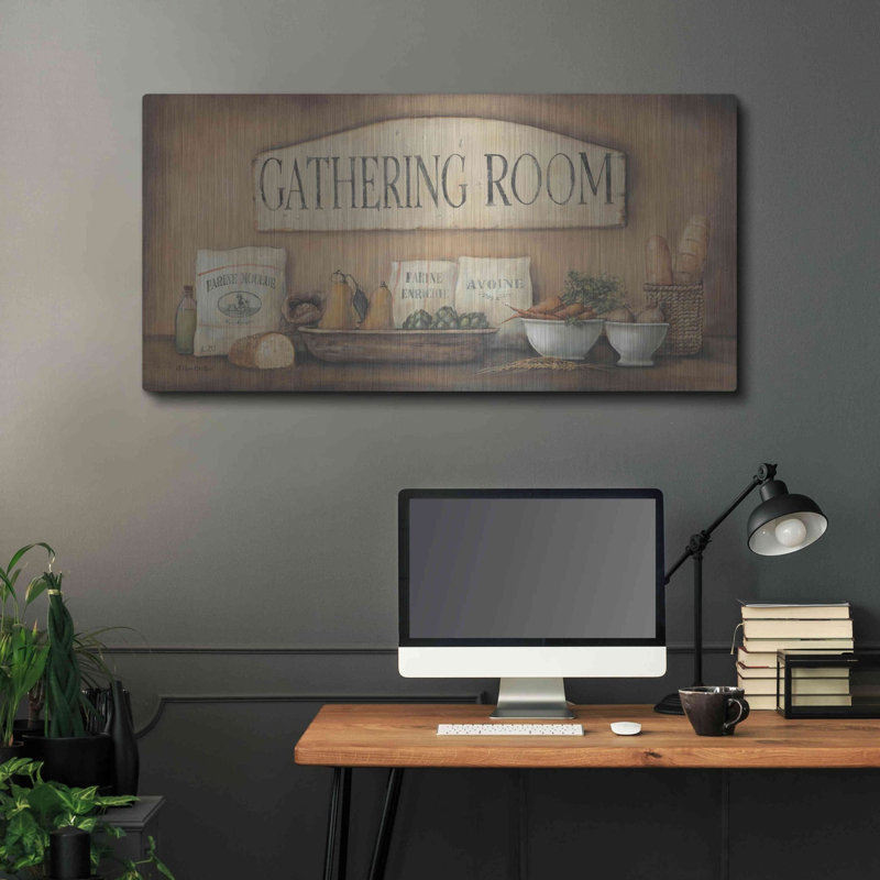 " Gathering Room " by Pam Britton, 24" H x 48" W