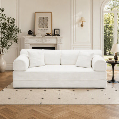 78.74'' Corduroy Sleeper Sofa