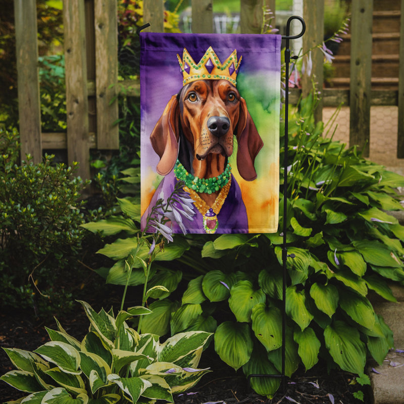 Drapeau de jardin double en polyester H 15,5 po x l 11,25 po