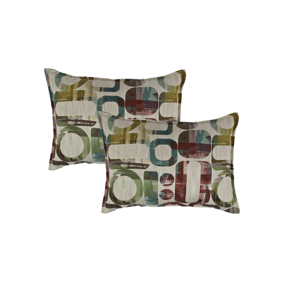 Metropolis Reversible Decorative Lumbar Pillow (Set of 2) Sherry Kline