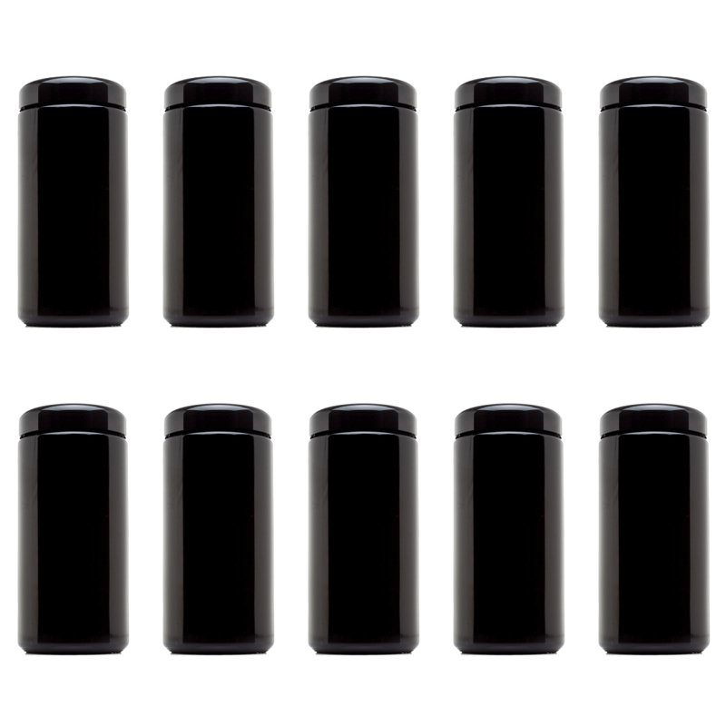 Ensemble de 10 pots à épices, 1.22" H x 1.6" W x 1.6" D