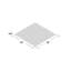 Eden 1" Rimmed Hexagon Polished Porcelain Mosaic Tile-1625102272