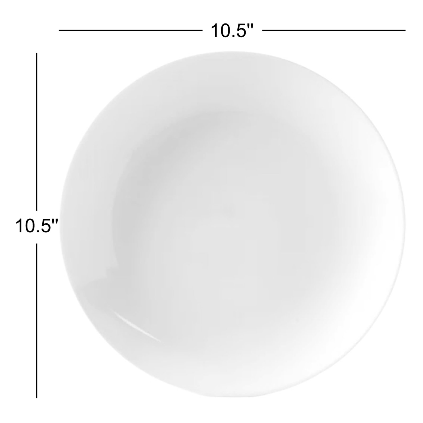 Max Coupe Porcelain 10.5-Inch Dinner Plate