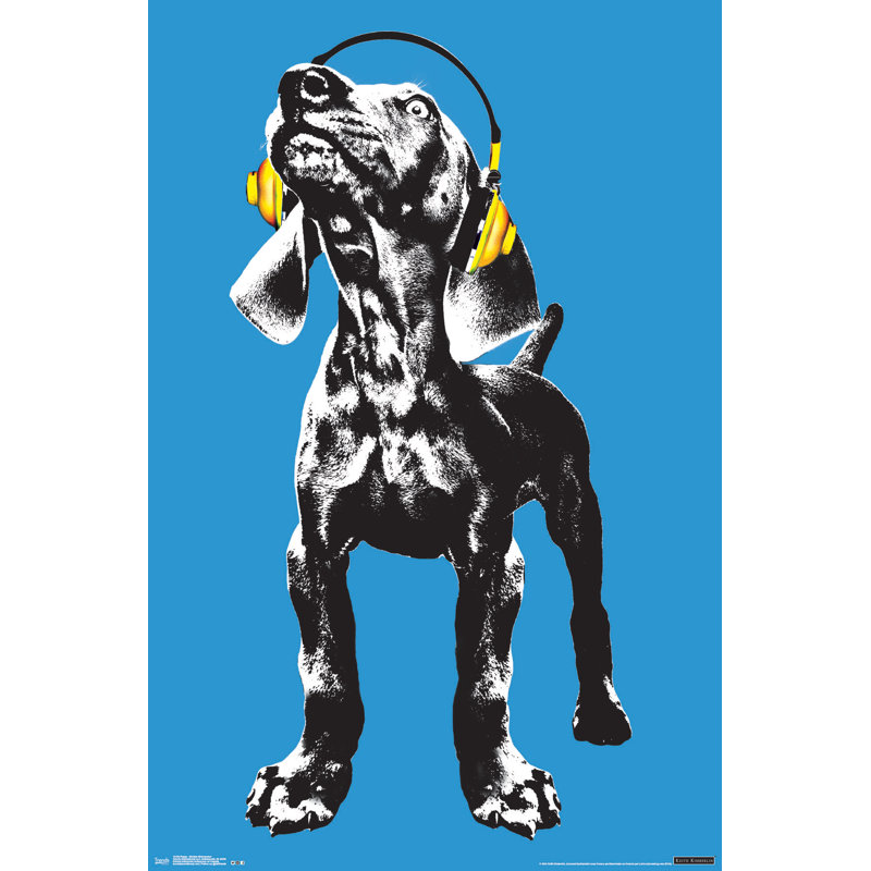 Impression sur papier chiot-modern weimar