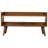 Solid Wood Nordic Storage Bench, Open Storage,