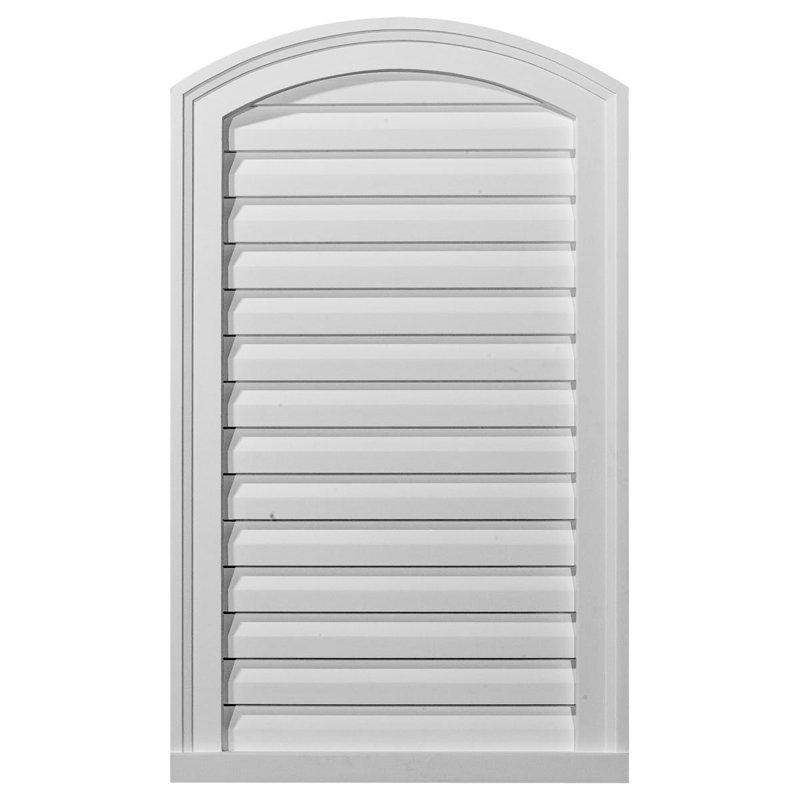 Grille d'aération sourcière en uréthane, non fonctionnelle, H 19 po x l 12 po x P 1,75 po