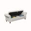 Banc de rangement rembourré en polyester Alleisha-1158192381