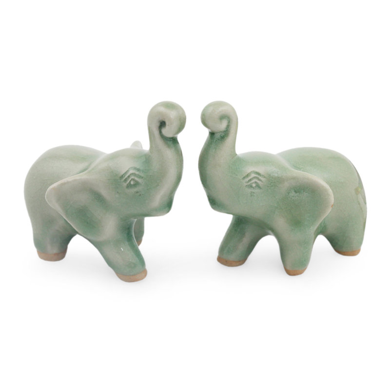 Figurine de bonheur Zythum, Vert