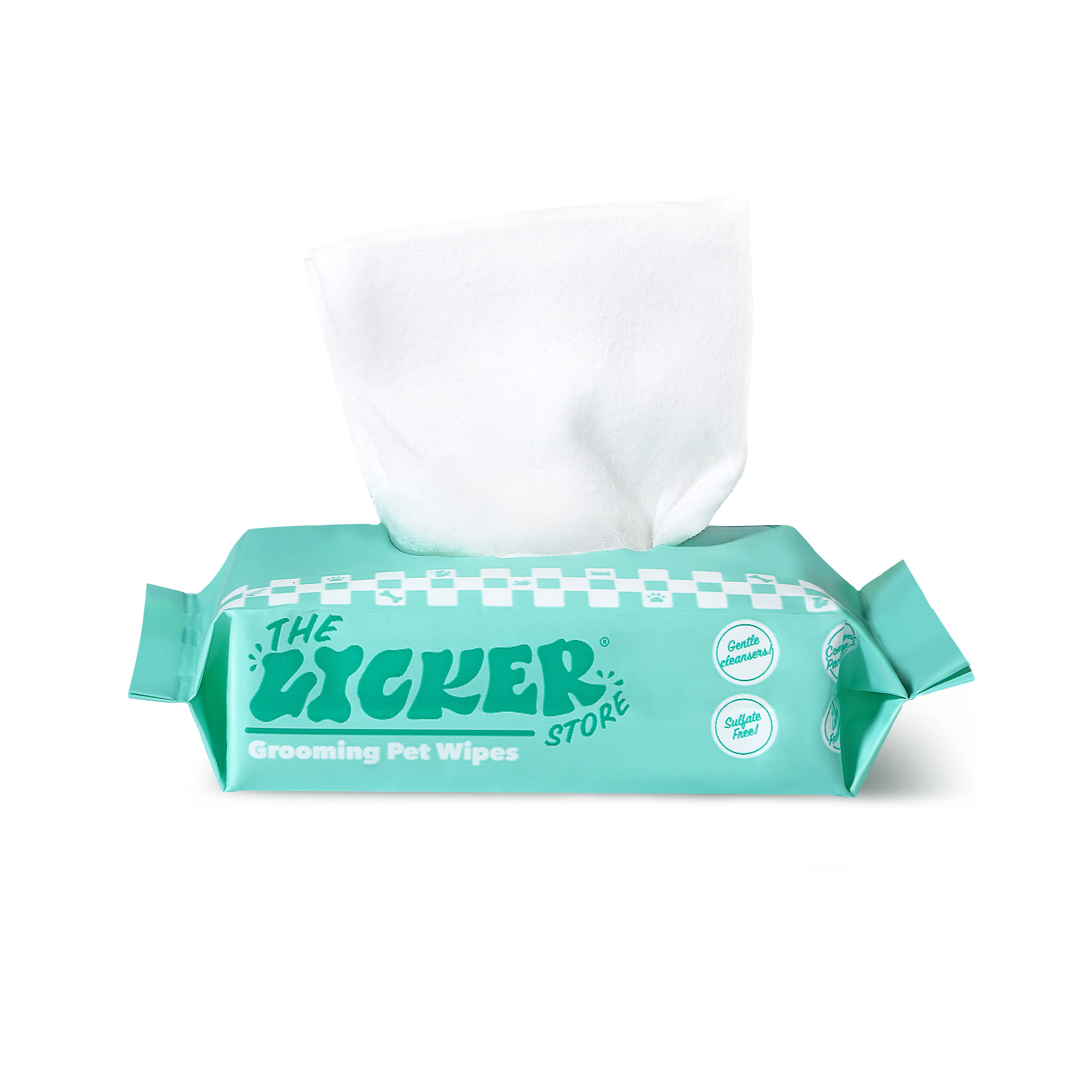 The Licker Store Mini Dog Body Hypoallergenic Wipes with Extracts of ...