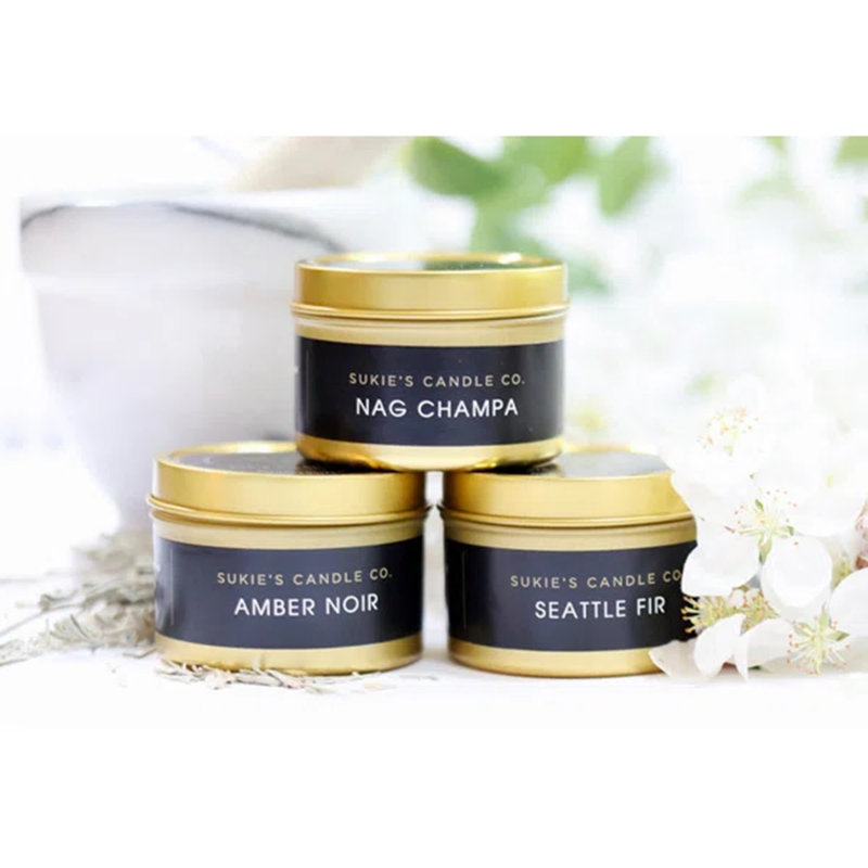 Bougie scintillante parfumée Pomelo