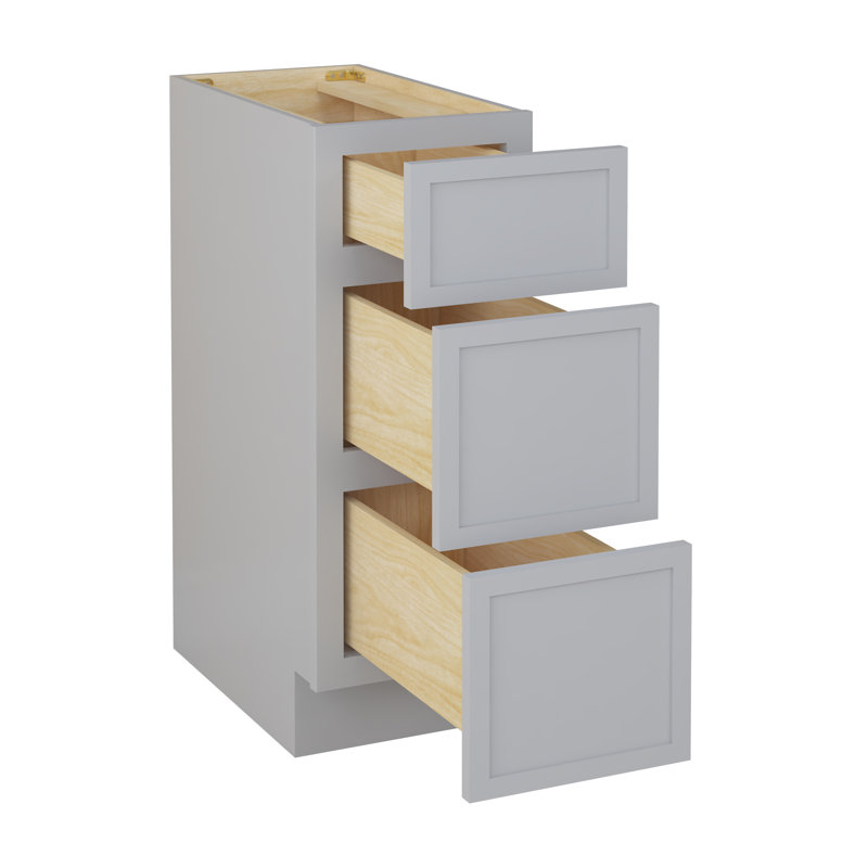 Base de meuble-lavabo simple 12 po seulement, Gris