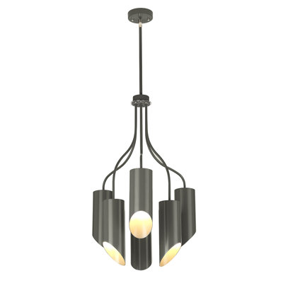 Demuth 6-Light Shaded Chandelier