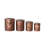 Oxidized Stainless Steel Canister Set