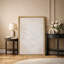 Œuvre d'art minimaliste minimaliste beige, géométrique neutre moderne, chambre à coucher ou étude murale, impression sur toile encadrée-115240444-115240436-115240437