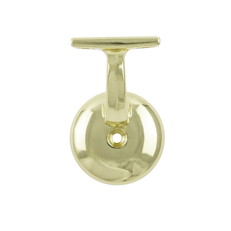 Handrail Bracket, Polished Brass
