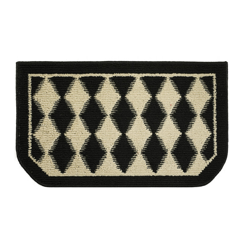 Semi-Circle 1'6" x 2'6", Black