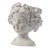 Cement Bust Wall Planter - Indoor Outdoor Ornamental Item. 8"X4"X9" Dimension. With Floral Accent. Suited For Trailing Plants. Gray. 7.9X3.9X9.1 In. 4.8Lb. 400Ml Volume 8"X4"X9". Home Garden-1923408371