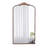 66" X 36" Full Length Mirror, Arched Mirror Hanging Or Leaning Against Wall, Large Gold Mirror For Living Room