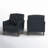 Annja 32" W Tufted Genuine Leather Armchair-80015534