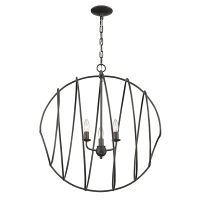 Grand lustre industriel 3 lumières Lacey-Lou