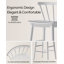 Tabouret de comptoir moderne en bois massif de 24 po, tabourets pour îlot de cuisine avec dossier-1666775515-1666775512