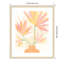 «Sweet Pink Floral» par Kristian Gallagher, impression sur bois encadrée-441876955