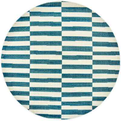 Tapis rayé ivoire / noir Arzilla