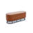 Nakiya Oval Upholstered Ottoman Entryway Bench with Metal Legs