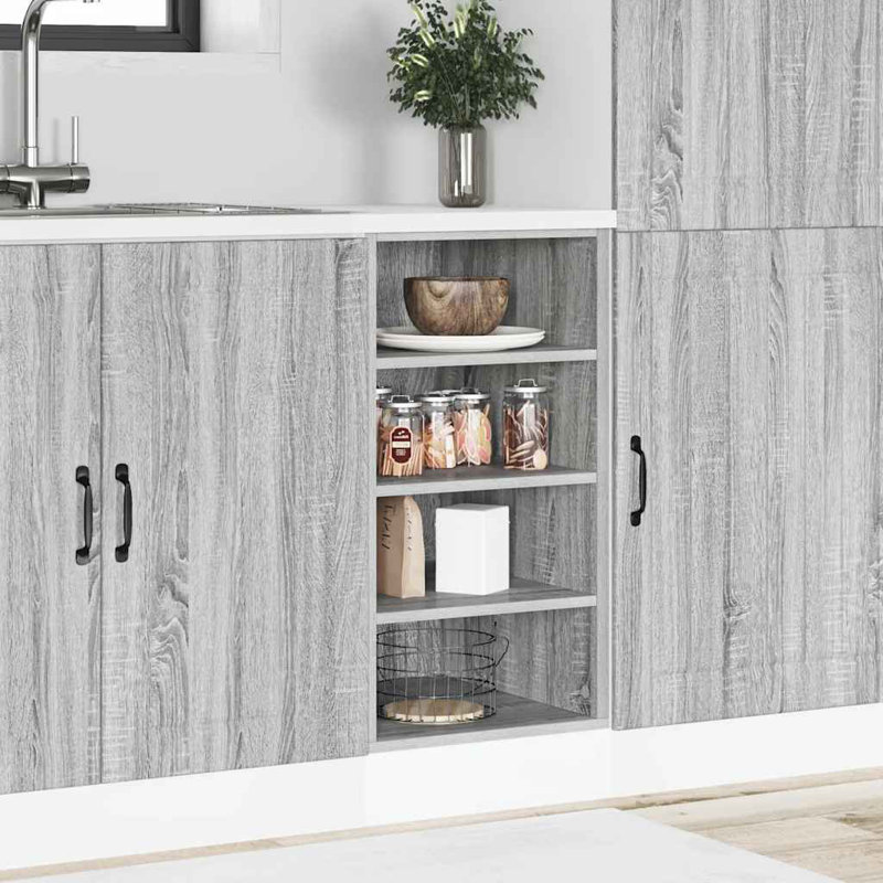 Bottom Cabinet Riga, Grey Sonoma