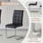5 - Piece Glass Top Dining Set (set Of 5)-2002130150-2002552780