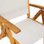 6 - Person Acacia Patio Dining Set with Extendable Rectangular Table-1634543883-1634543878
