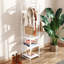 Steel Freestanding 8 - Hook Coat Rack-1850063364