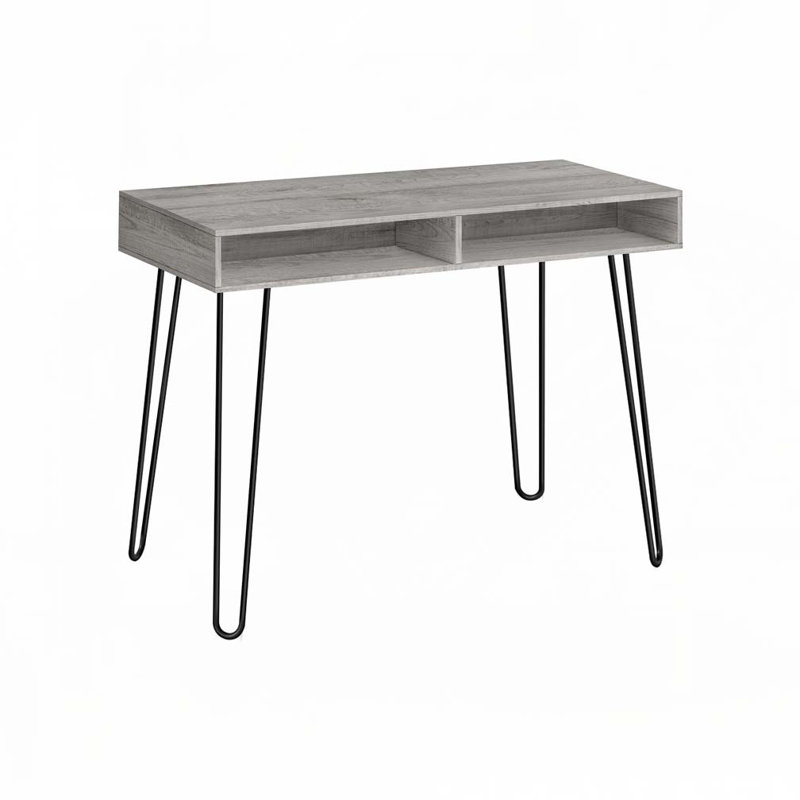 Bureau d'ordinateur personnel, Gris / Noir