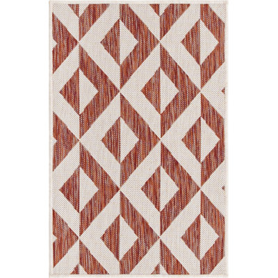 Geometric Indoor / Outdoor Area Rug