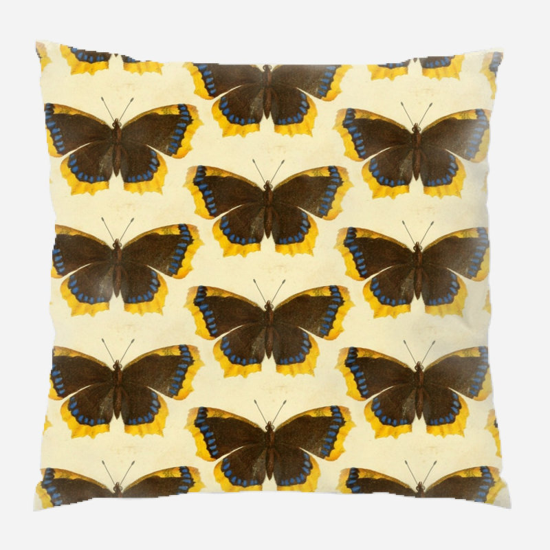 Coussin décoratif papillon, Intérieur