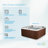  Amplified® 7-Person 100-Jet Lounger Hot Tub Spa with Bluetooth Stereo, 3 Pumps, LED Lighting, Ozonator and Steps-99471670