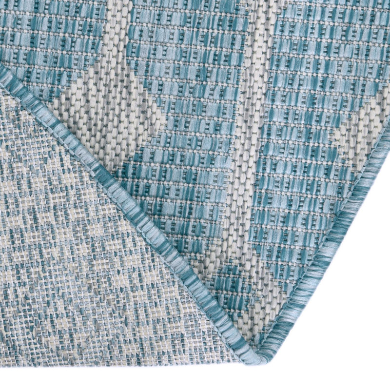 Kimber Geometric Indoor / Outdoor Rug, Oval 3'3" x 5'3"