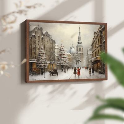 Chirstmas Art-CCCXLI -Framed Print - Restickable