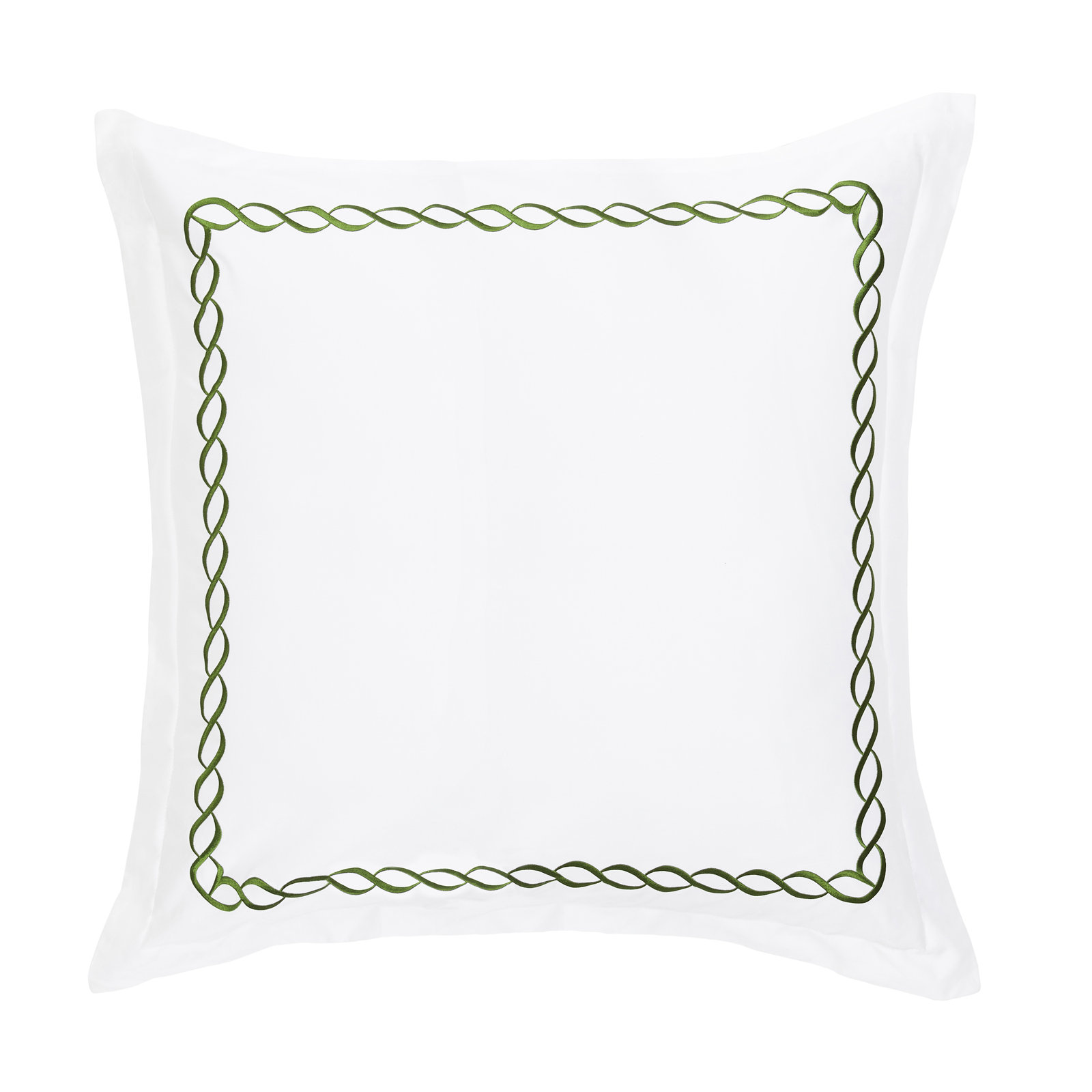 Aubrette Cotton Shams, Green