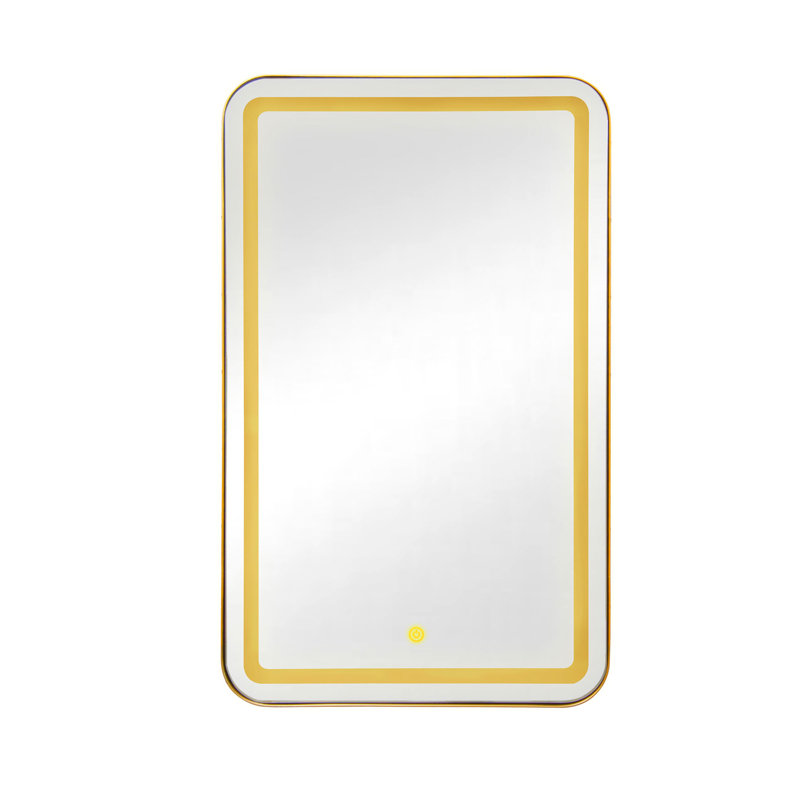 Armoire à pharmacie à fixation murale Golden, H 4,82 po x l 21,11 po x P 32,95 po, Doré