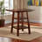 Bublitz Walnut High Table with Shelves