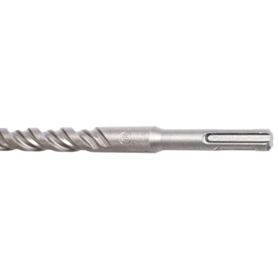 20Pcs Impact Hammer Drill Bit With Plus For Concrete And Stone Projects, Carbide Tipped, Blue Steel In A Compact Case, Sizes 5Mm - 12Mm 200Mm 400Mm 20 Piece Brickwork Masonry, Build, Portable Box,